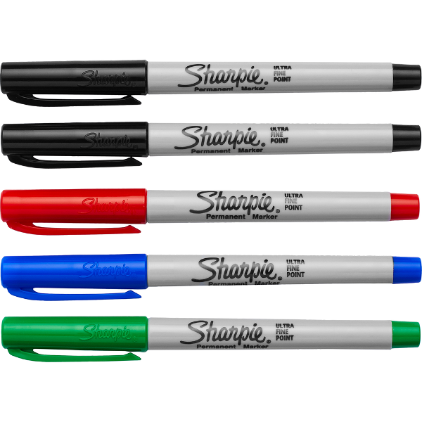 Sharpie Permanent Marker - Asst Ultra Fine 5Pk BP Basic; $9.99