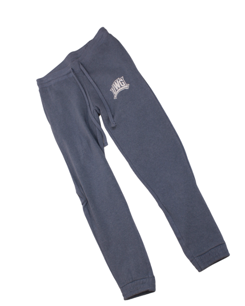 ATHLETICS LOGO JAMIE ANGEL FLEECE PANTS; $32.99