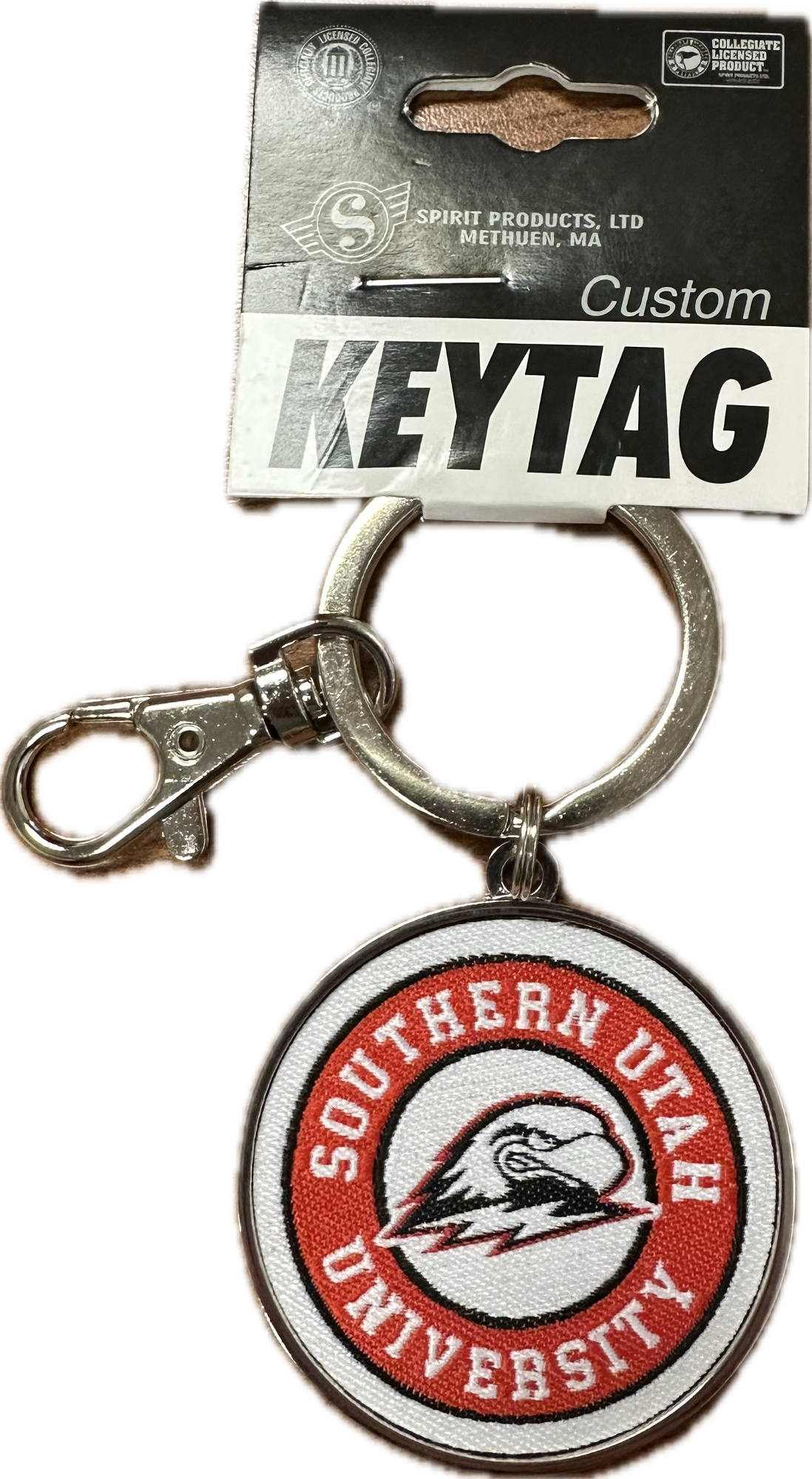 image of: SPIRIT KEYTAG LEXINGTON SOU/HEAD LOGO 2C
