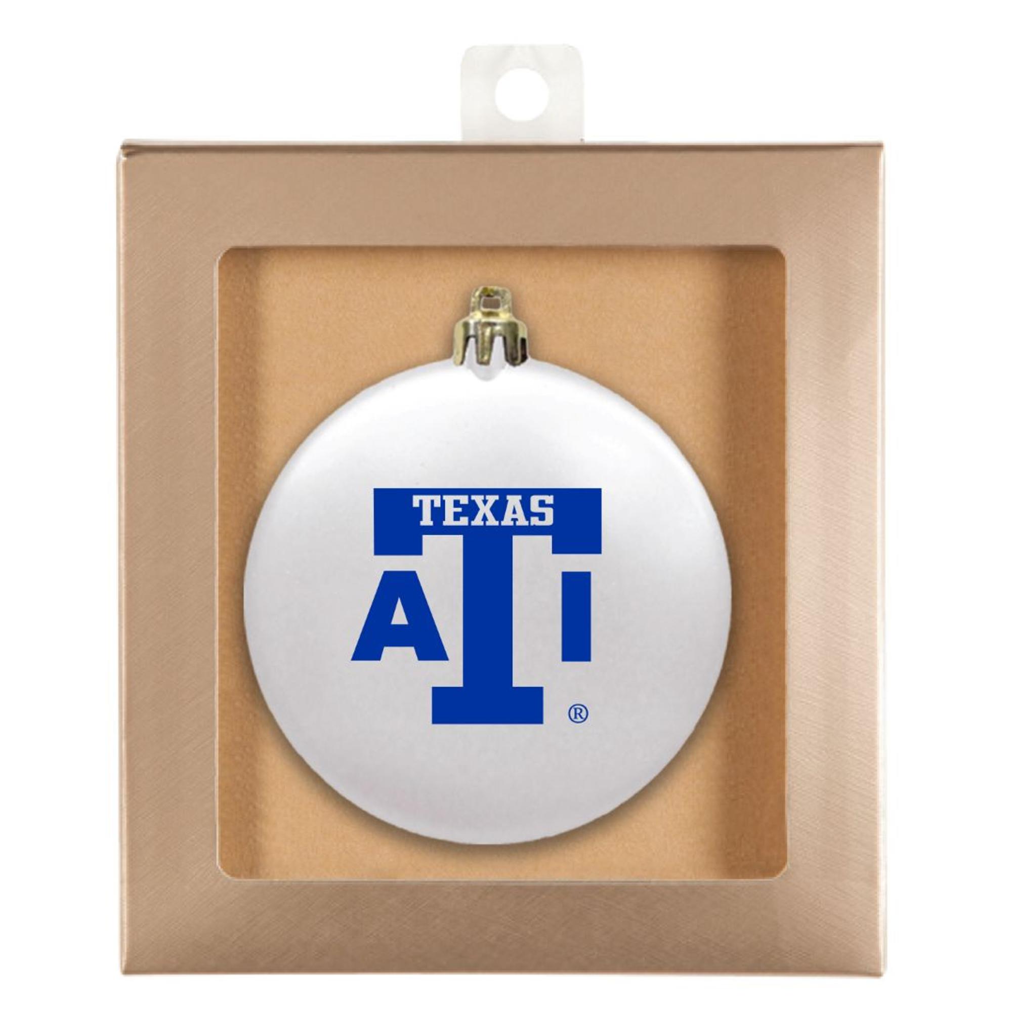 Product image 1 of 1 for Texas A&I Satin Finish Flat Ornament Window Gift Box
