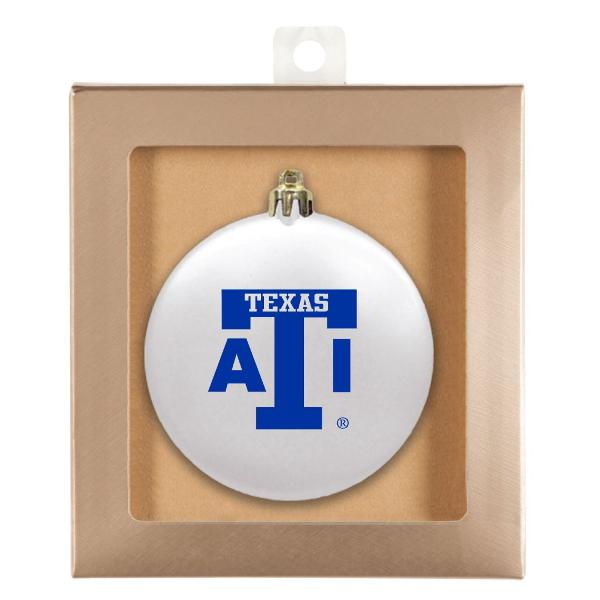 Texas A&I Satin Finish Flat Ornament Window Gift Box; $11.99