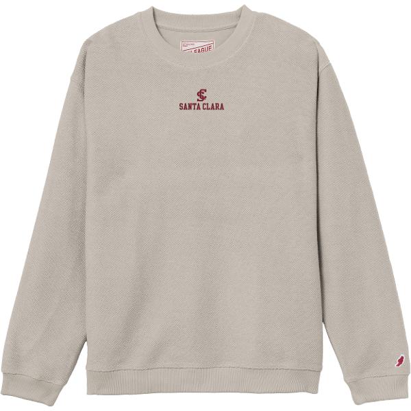 Santa Clara Broncos Foundry Crew Sweatshirt, Pumice Stone; $69.98