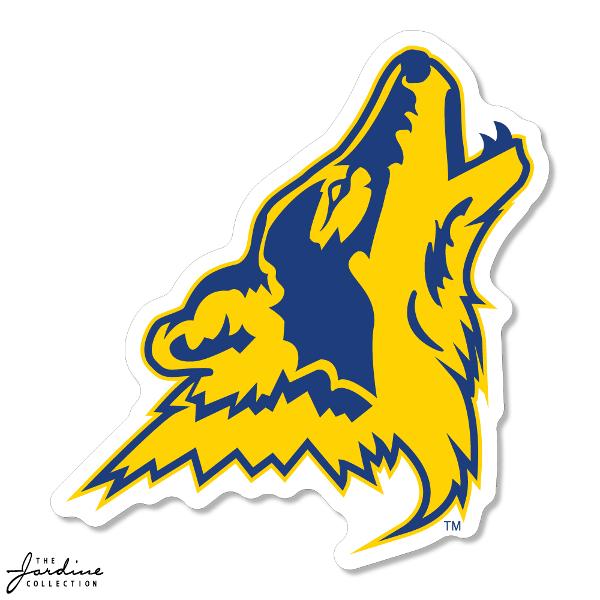 CSN 6" VINYL DECAL YEL COYOTE; $7.99