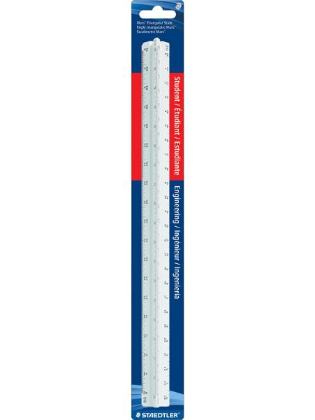 Staedtler Engineer's Triangular 12in Scale, White; $8.98
