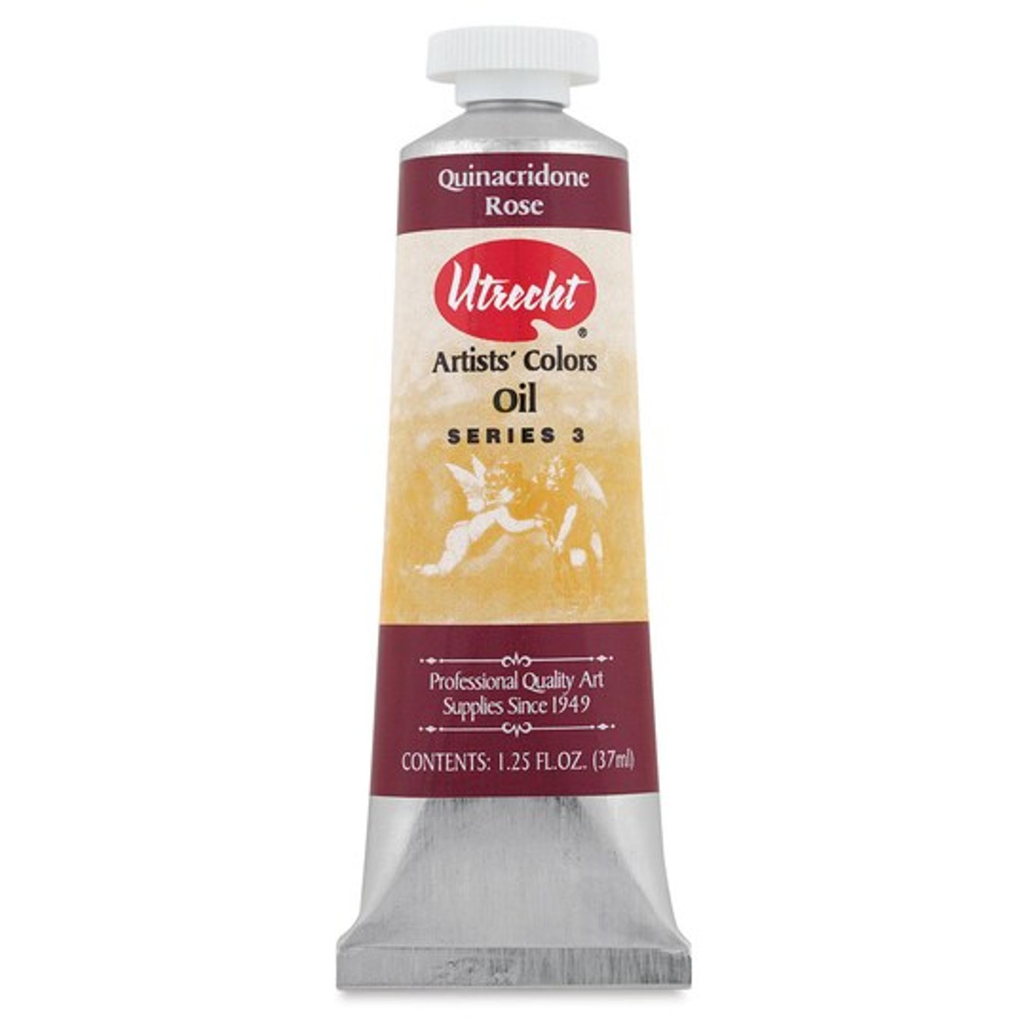 Product image 1 of 1 for UTRECHT OIL PAINT/QUINACRIDONE ROSE OIL 37ML