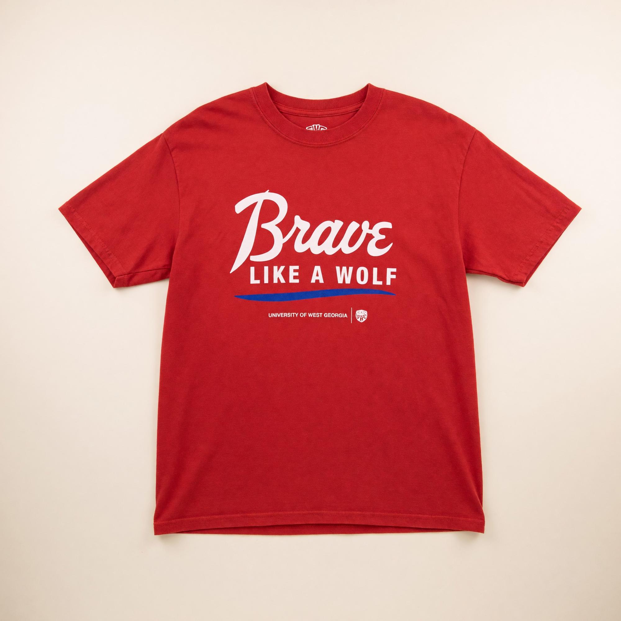 Product image 1 of 3 for BRAVE LIKE A WOLF LOGO COMFORT COLOR T-SHIRT