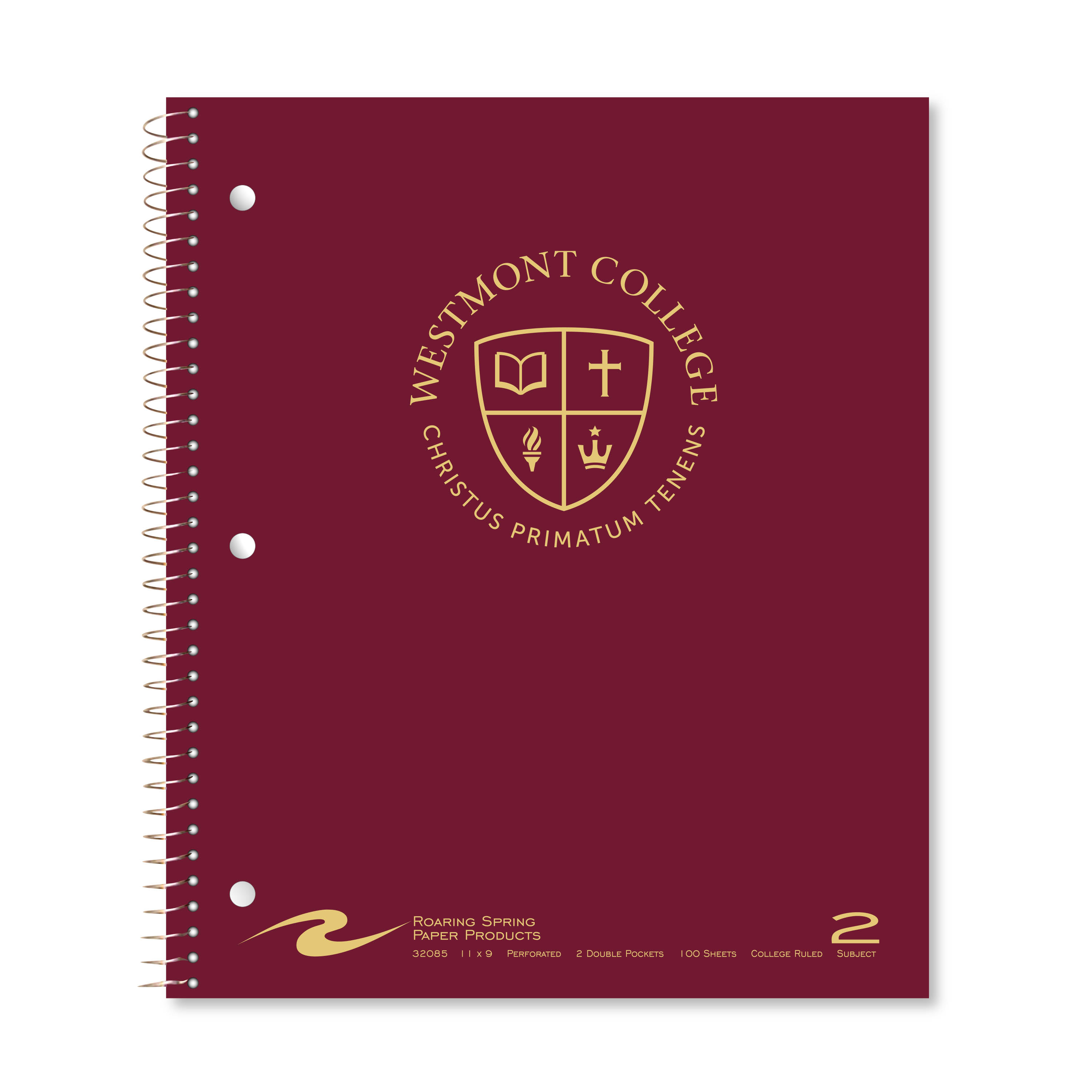 image of: RS Westmont 2 Subject Notebook