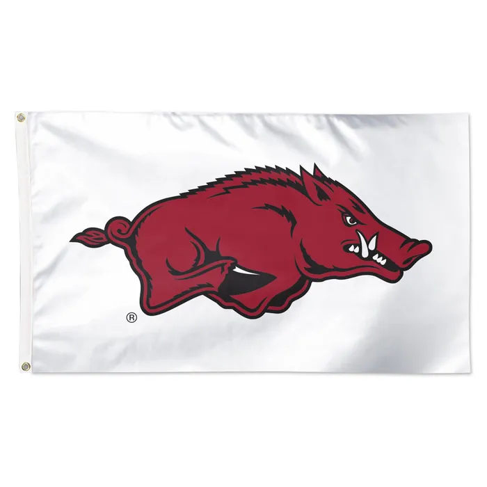 image of: Arkansas Razorbacks Running Hog Deluxe Flag