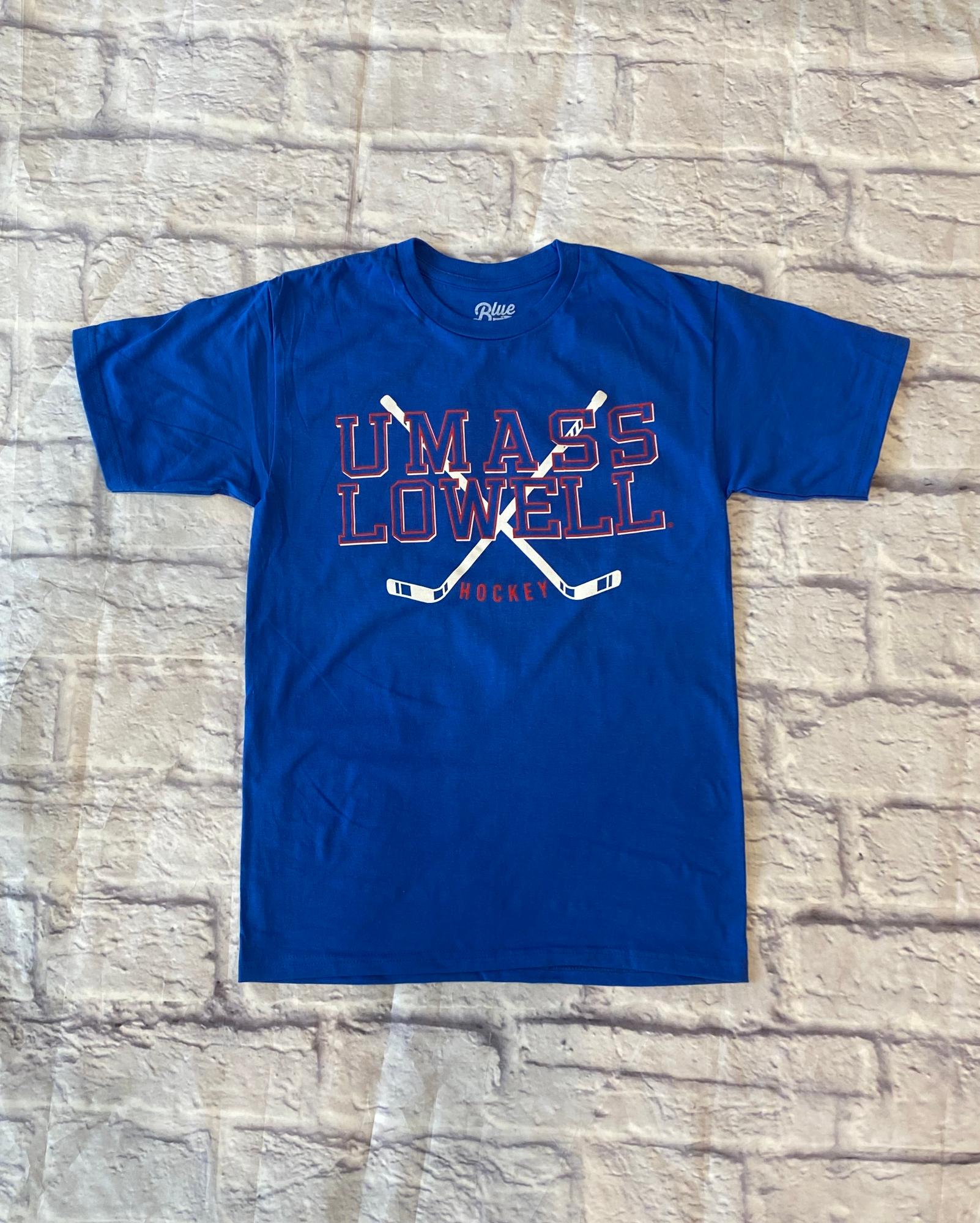 image of: UML Hockey Ringspun Tee