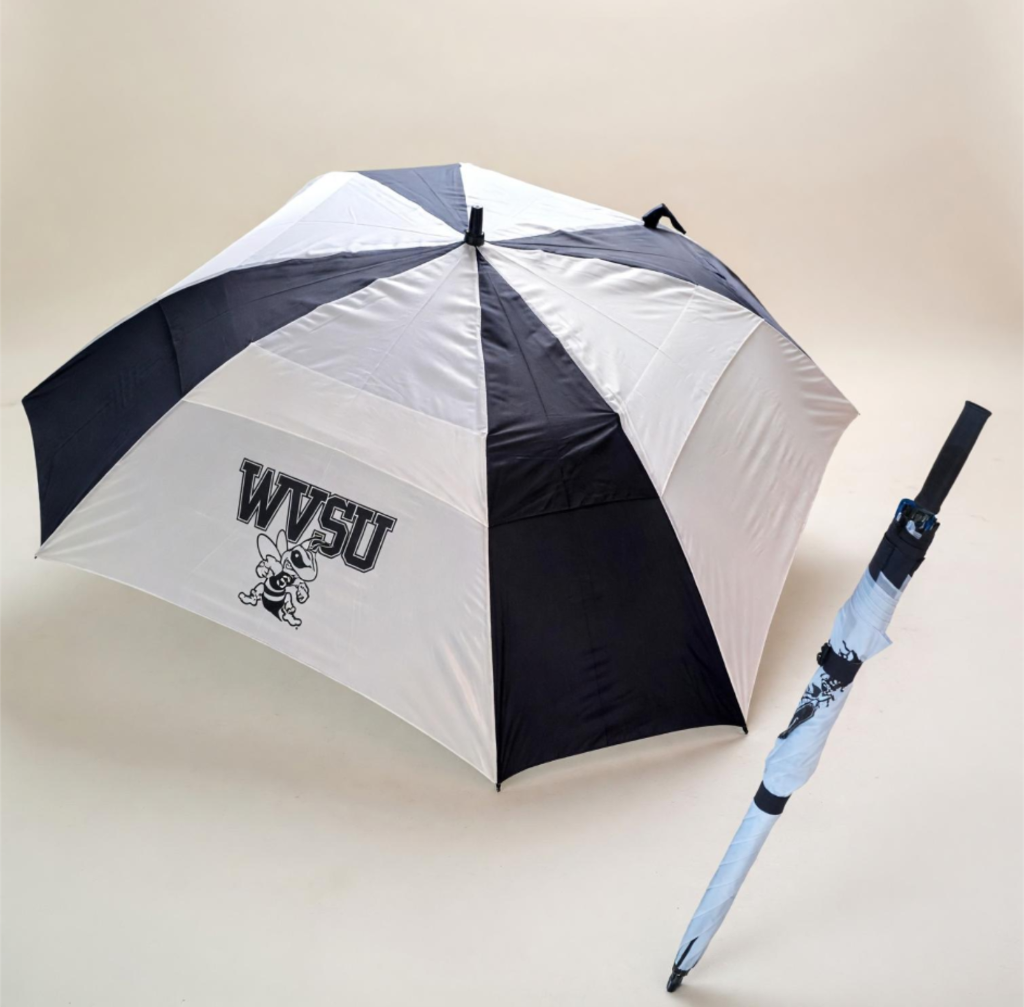 Product image 1 of 1 for UMBRELLA - Black/White Storm Duds 34"