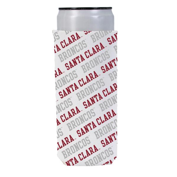 Santa Clara Broncos Repeating Slim Koozie; $5.98