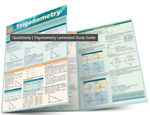 Cover image for TRIGONOMETRY LAMINATED STUDY GUIDE