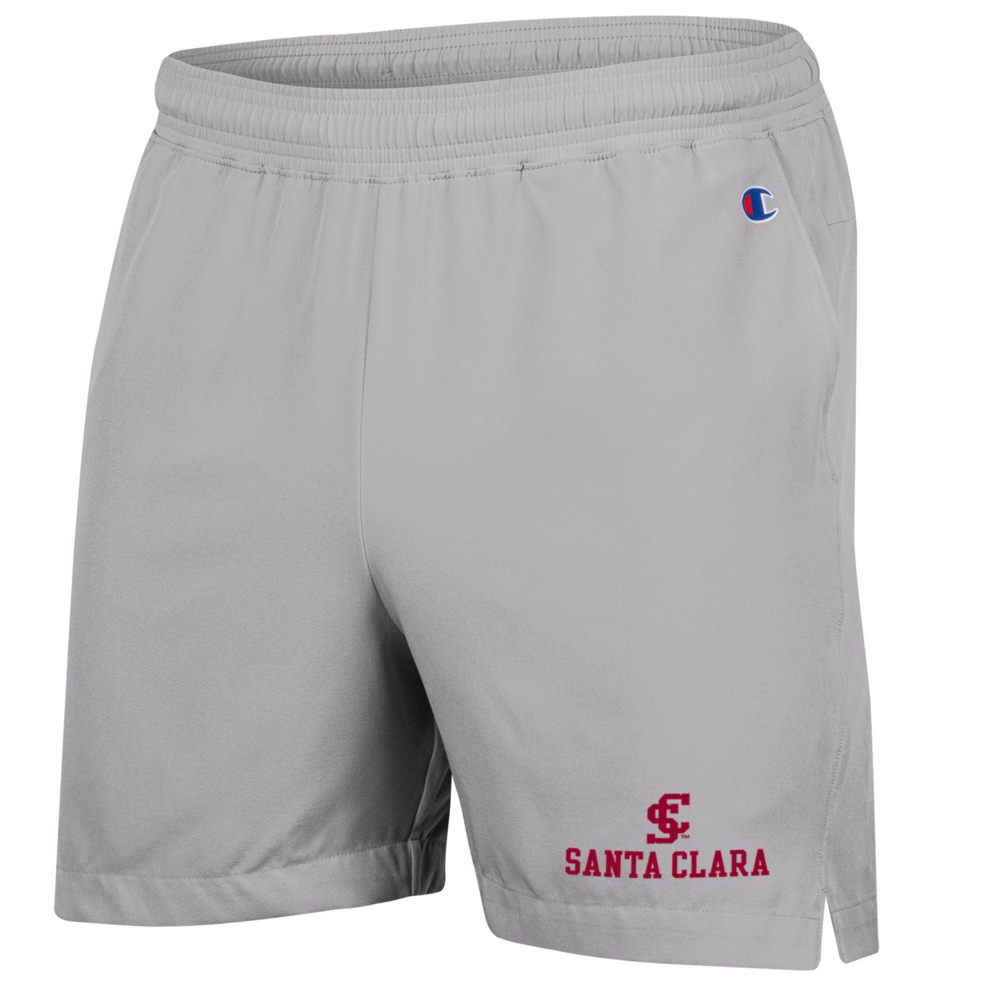 image of: Santa Clara Broncos Champion Men's 5in Woven Shorts, Manhattan Mist