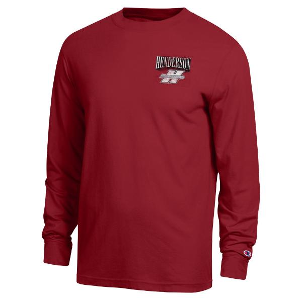 Henderson Reddies Champion Jersey Long Sleeve Tee; $39.99