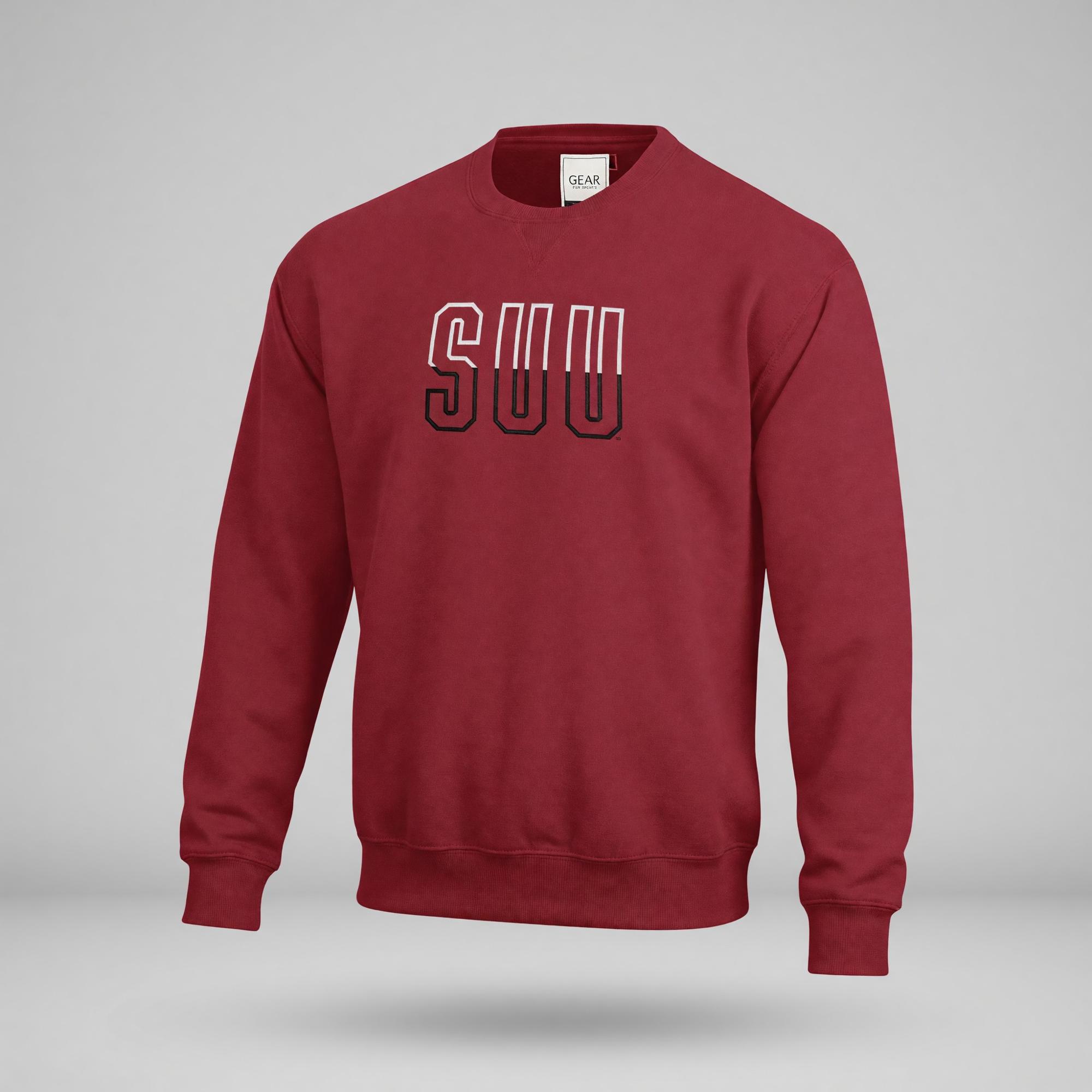 Product image 1 of 1 for GEAR FOR SPORTS BIG COTTON CREW RED 3D SUU WHITE/BLACK
