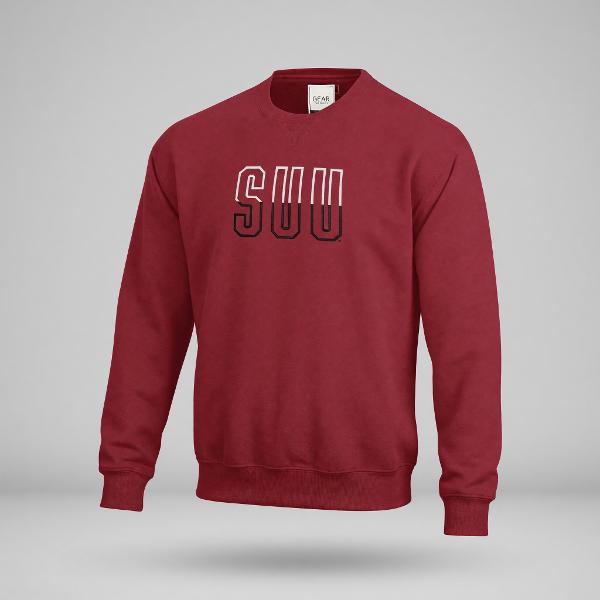 GEAR FOR SPORTS BIG COTTON CREW RED 3D SUU WHITE/BLACK; $54.99