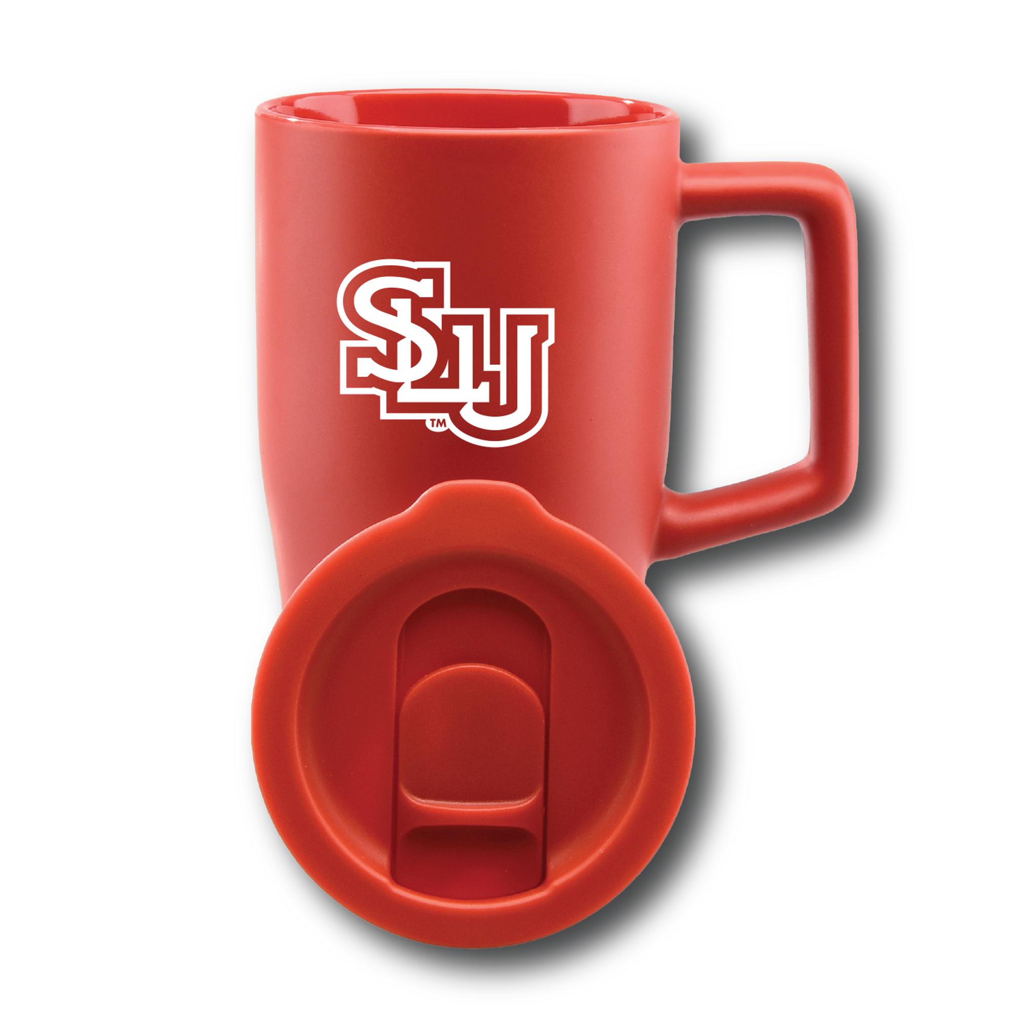 Product image 1 of 1 for Red Ceramic Mug with Lid