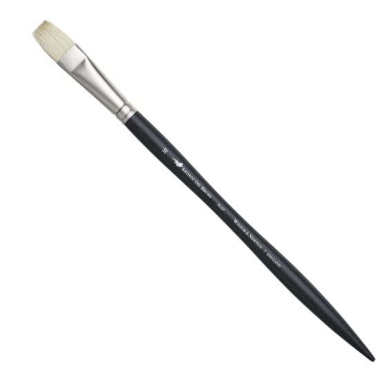 image of: Artists Oil Synthetic Long Handle Brushes