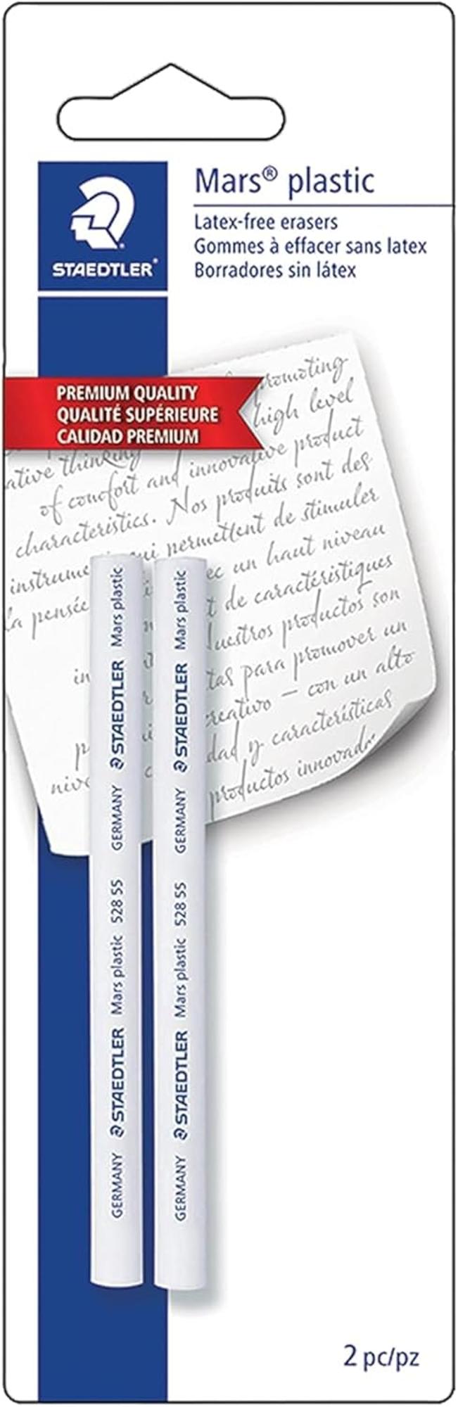 image of: STAEDTLER Mars Plastic Eraser Refills -2PK