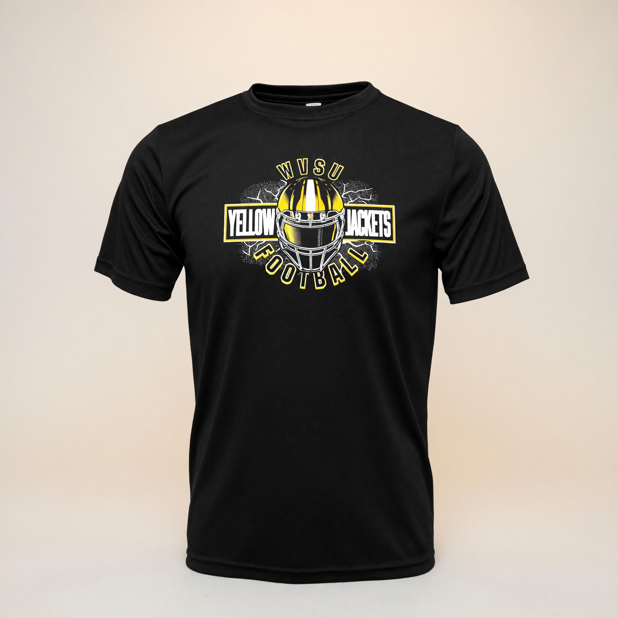 Variant 2 of 12 for Tee - College House Black Performance "Football"