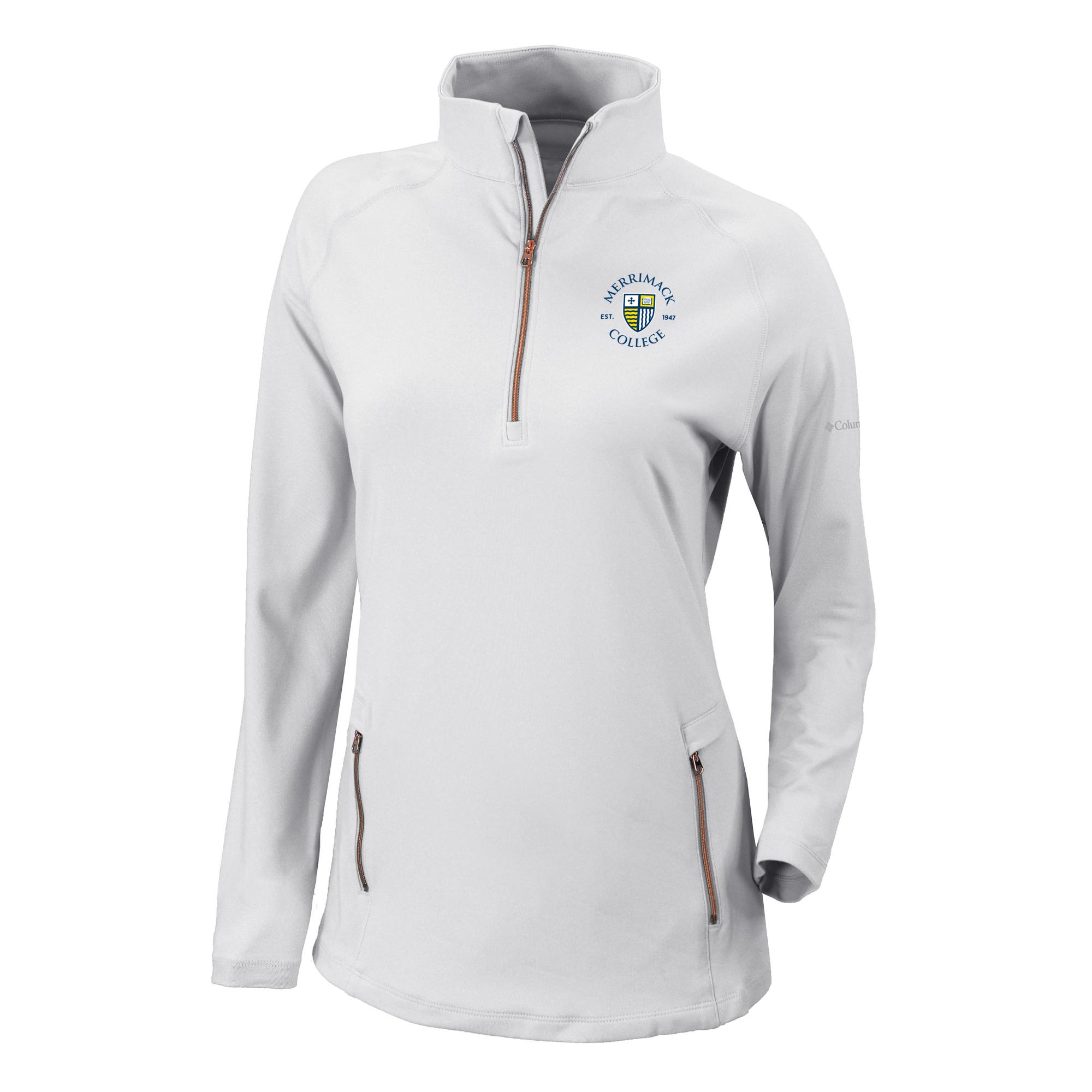 Product image 3 of 3 for Women's Omni-Wick Outward Nine White 1/4 Zip Pullover