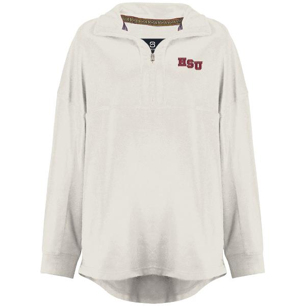 HSU Vintage Terry Slouchy 1/4 Zip Pullover; $74.99