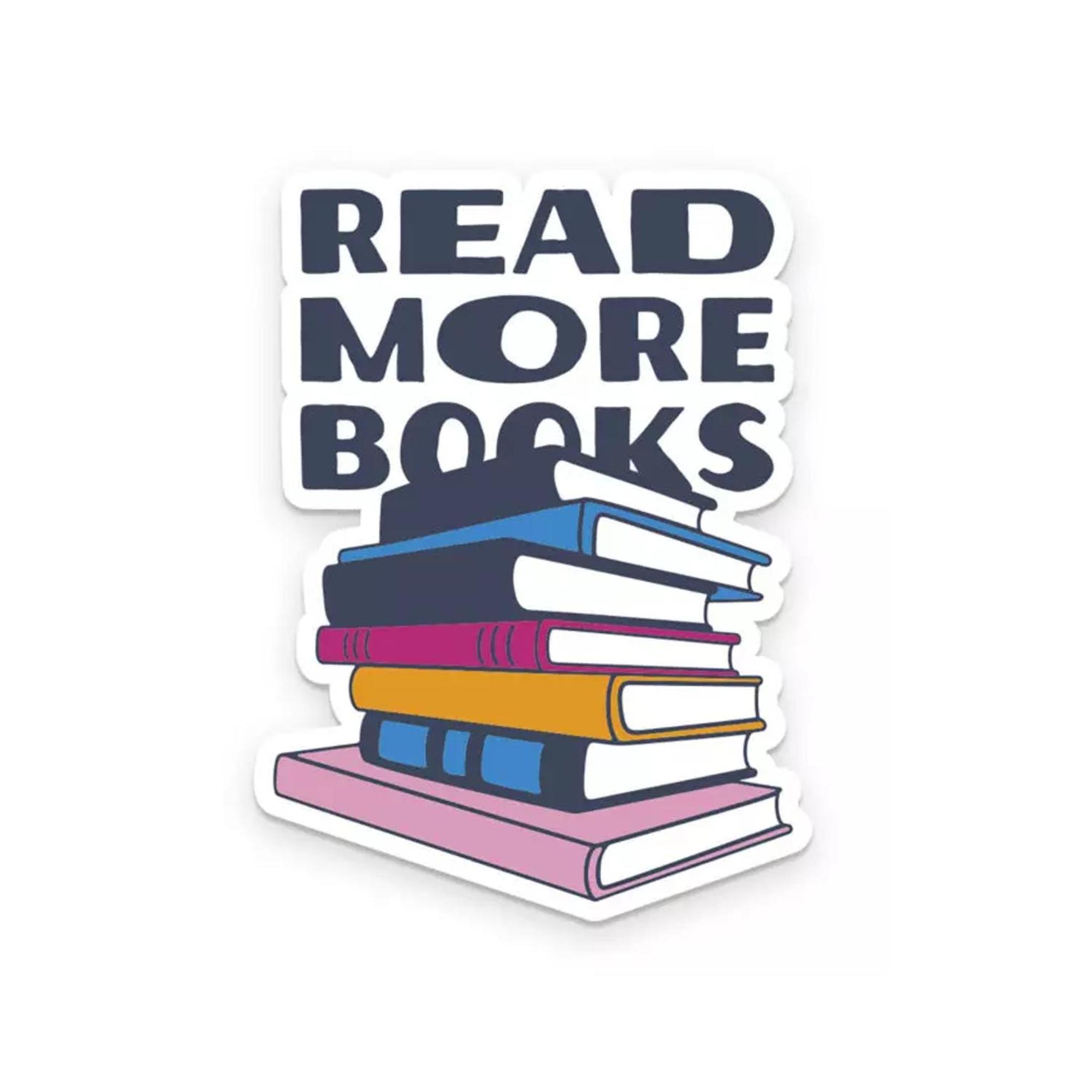 Product image 1 of 1 for Read More Books Vinyl Sticker