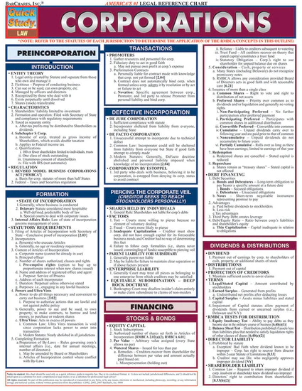 Cover image for CORPORATIONS LAMINATED STUDY GUIDE