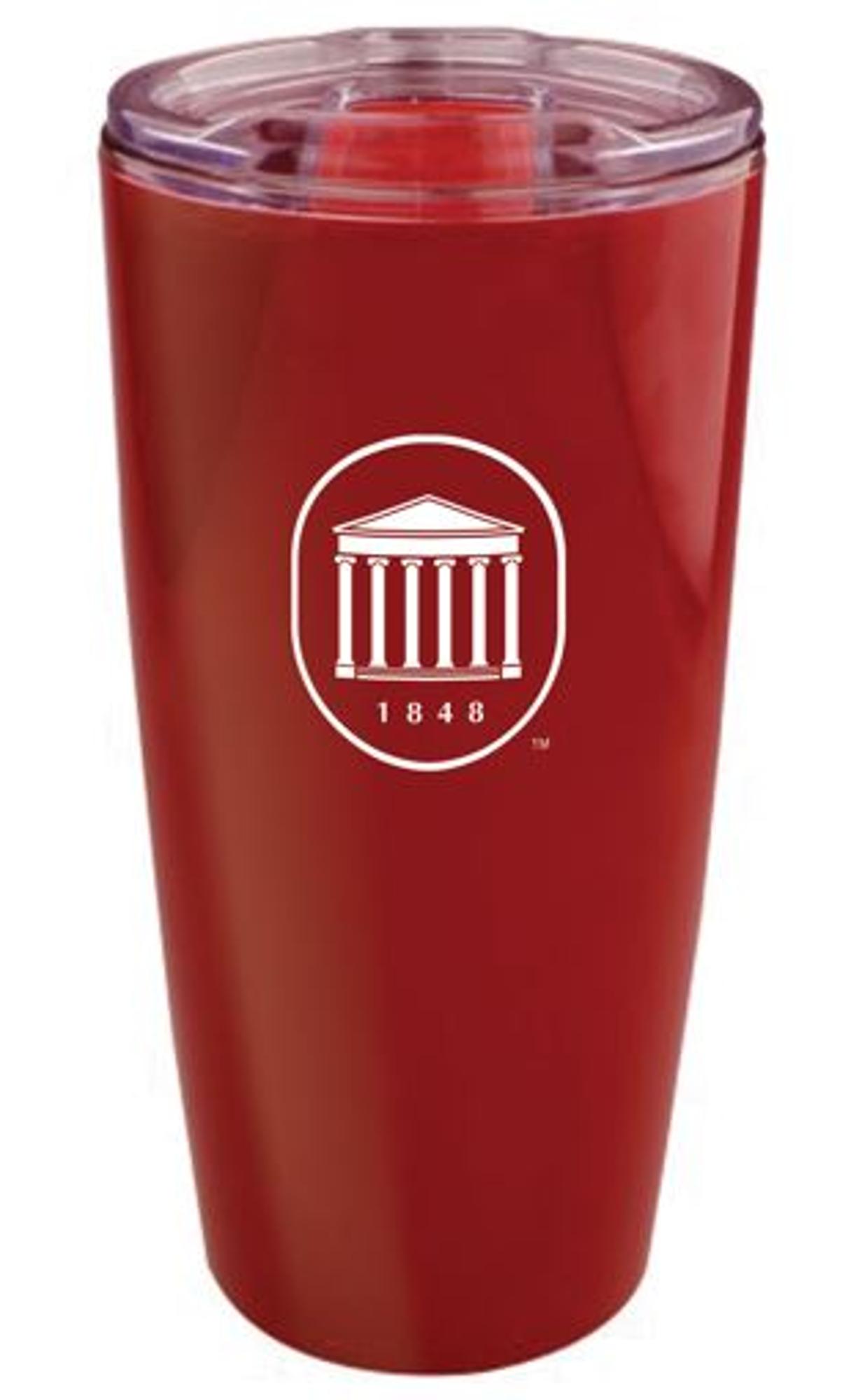 image of: University of Mississippi Lyceum Brilliant Double-Wall Tumbler 20oz