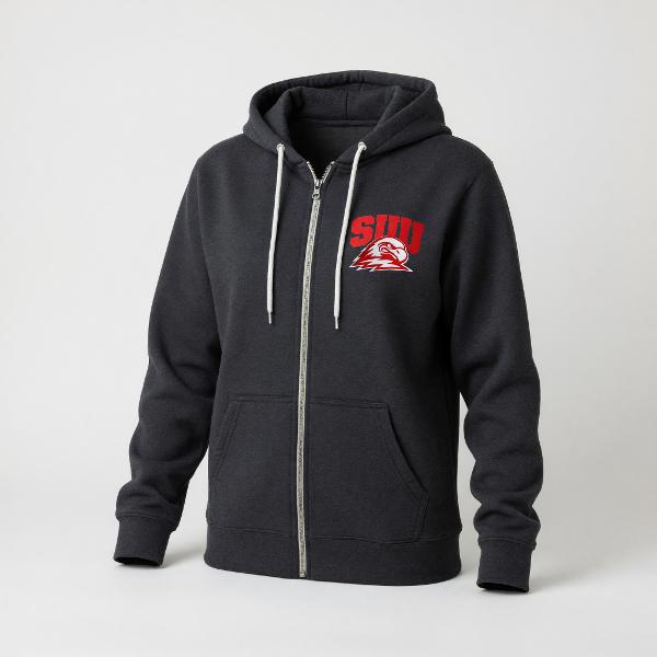MV Retro Heather Full Zip – Charcoal; $36.99