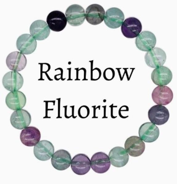 Soul Charms Bracelet - Rainbow Fluorite; $9.99