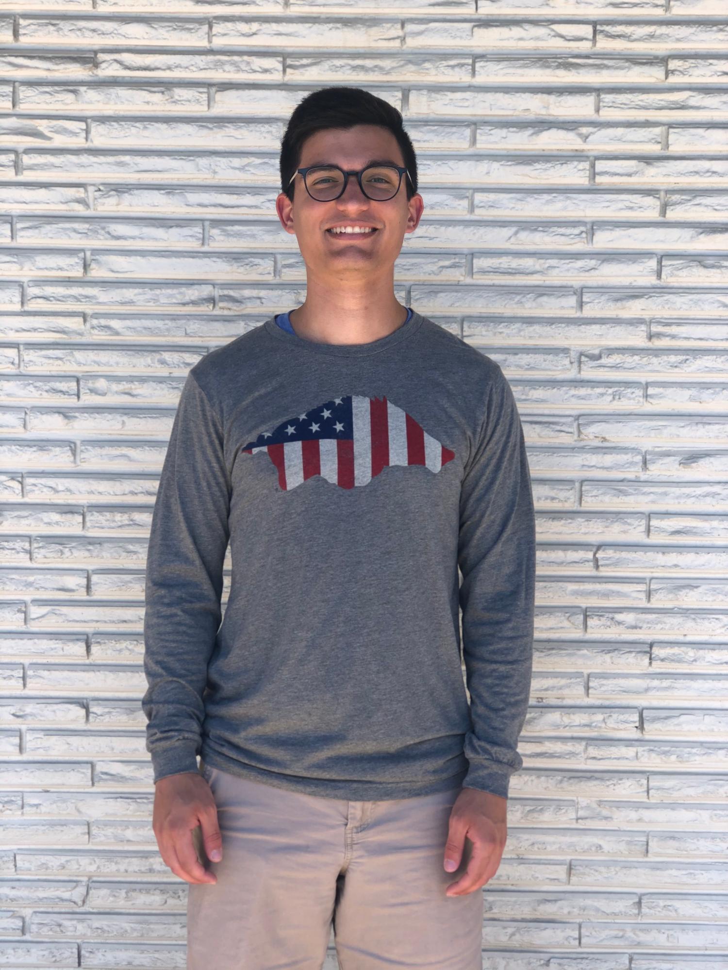 image of: Arkansas Razorbacks Patriot Hog Long Sleeve Tee