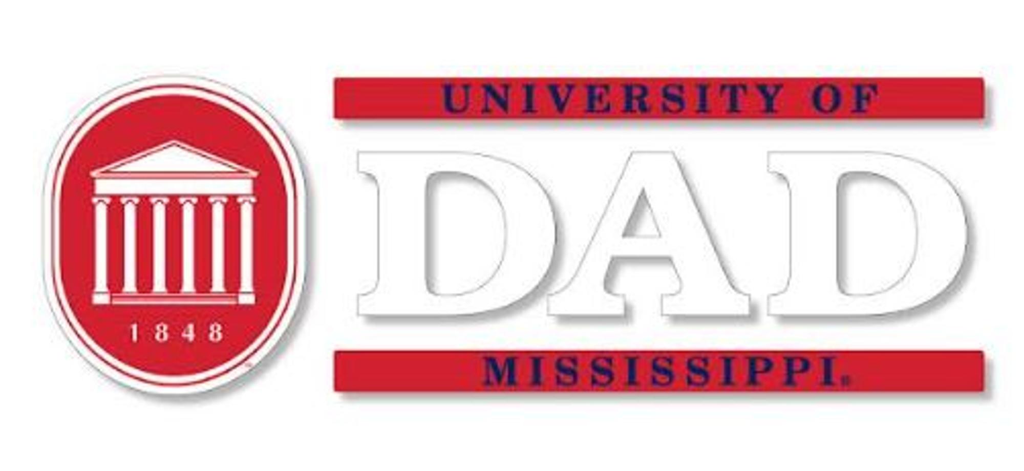 image of: University of Mississippi Grandmother Vinyl Decal 6"
