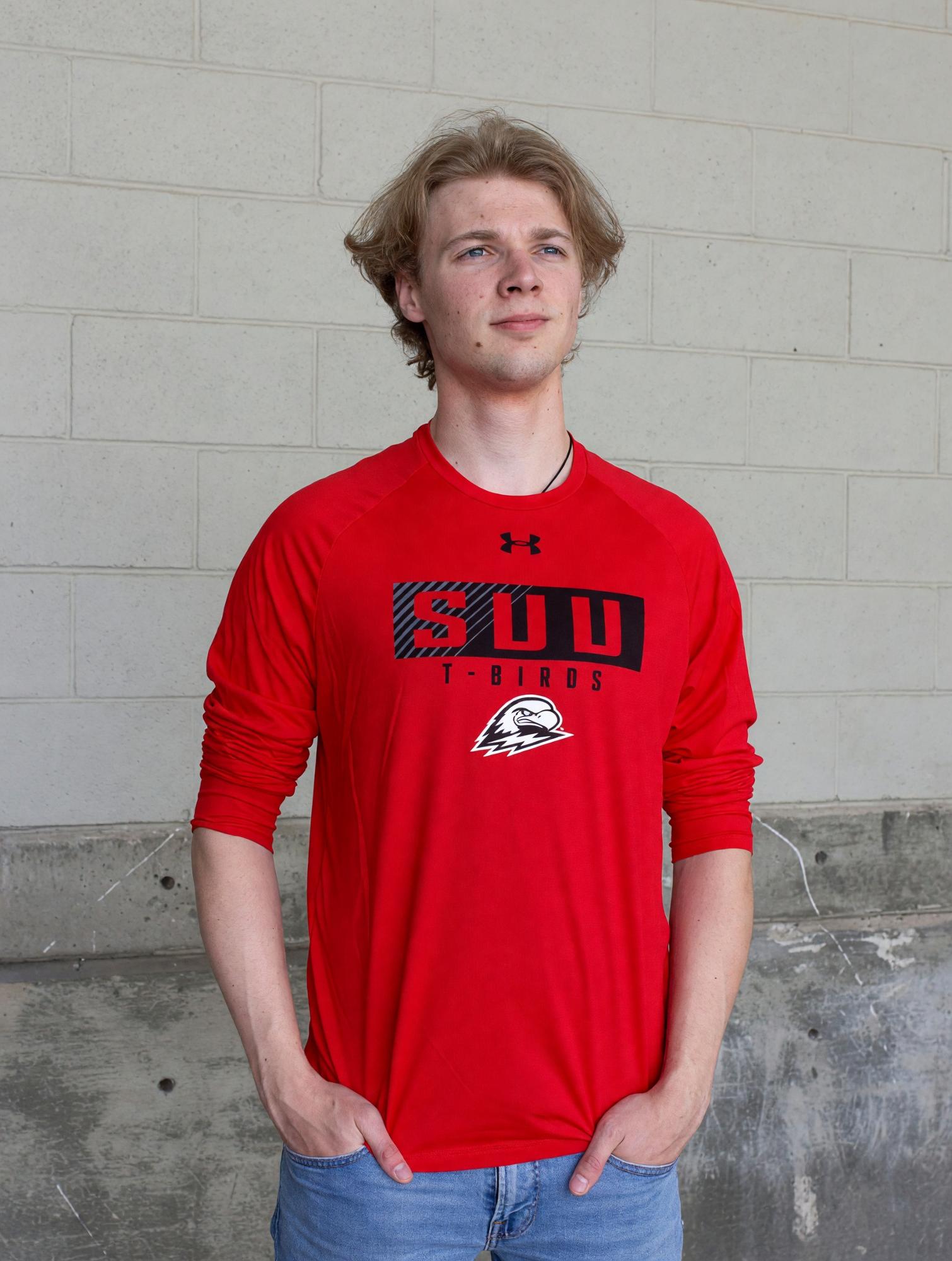 Product image 1 of 1 for Under Armour SUU T-Birds Red Long Sleeve Tech Tee