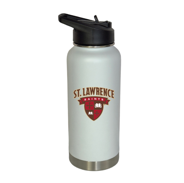 White Stainless Steel Water Bottle; $31.95