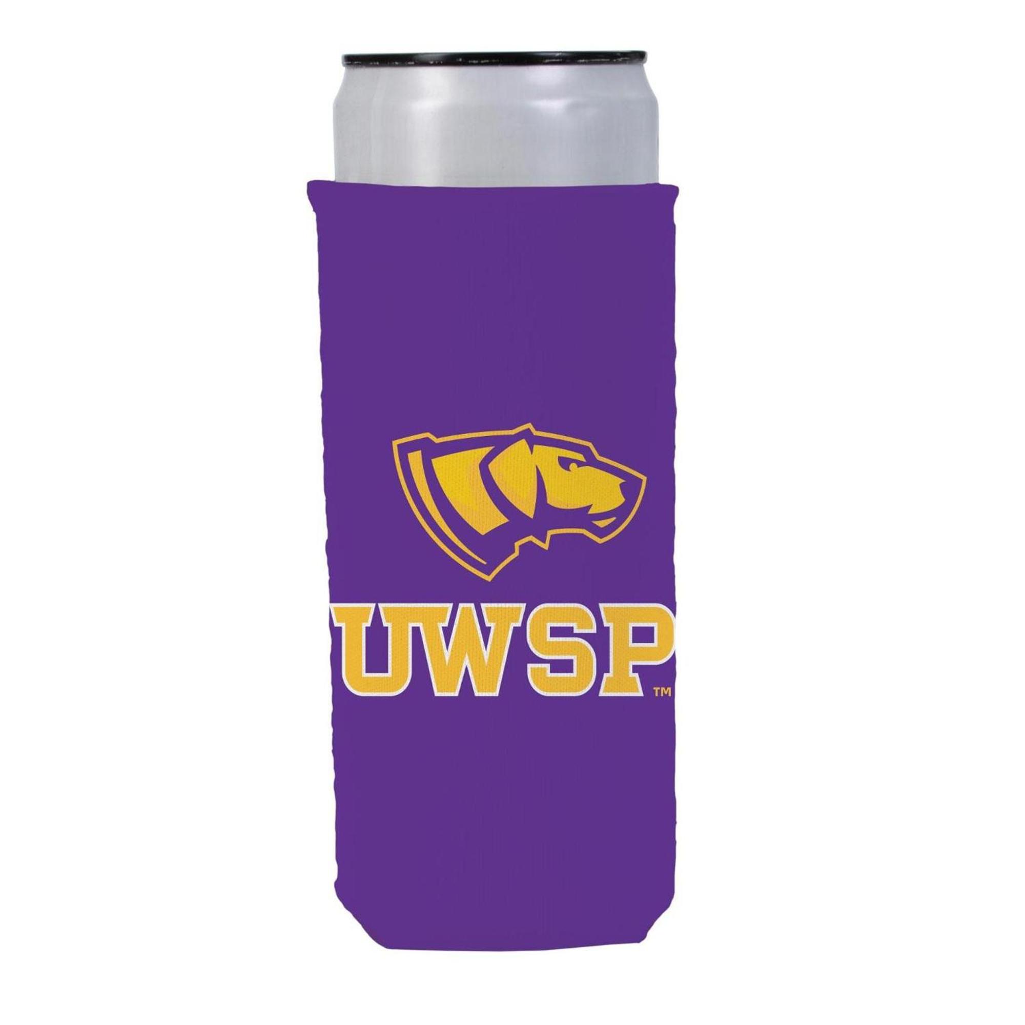 Product image 1 of 1 for UWSP Dog Head Koozie® Britepix® Slim Can Cooler