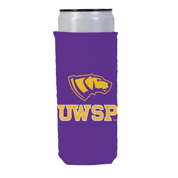 UWSP Dog Head Koozie® Britepix® Slim Can Cooler; $5.98