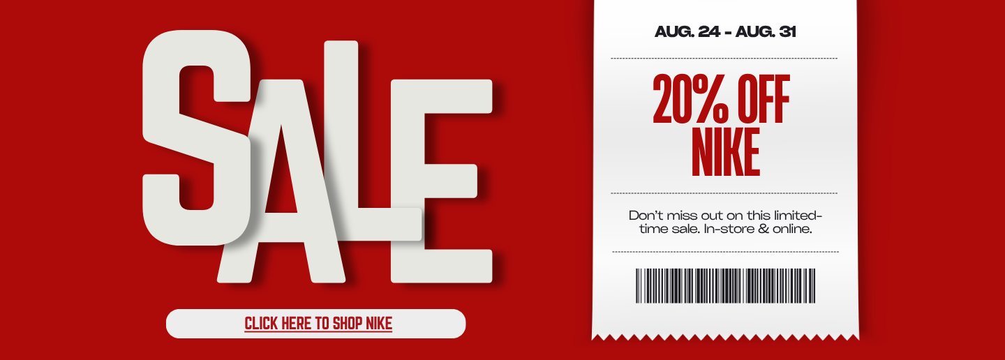 Click to shop 20% off Nike!