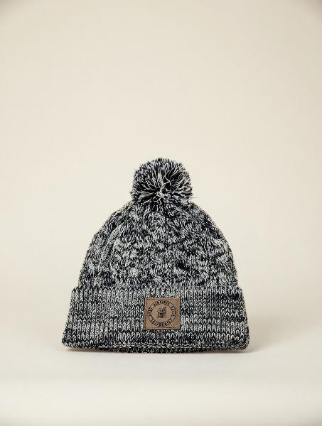Beanie - Ahead Ash w/ Pom; $29.99