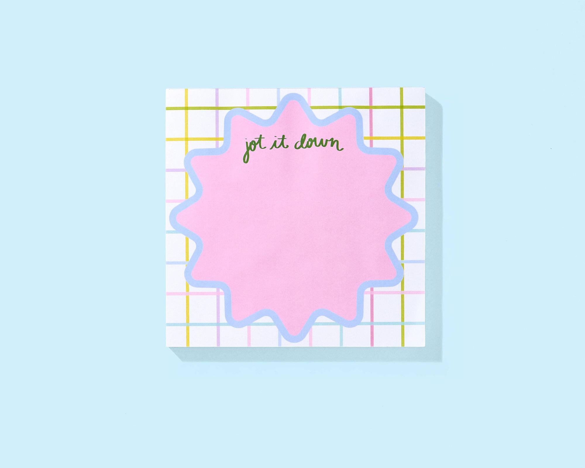 Product image 1 of 1 for Square Notepad - "Jot It Down" - Steph - JCS Collab-100 Shts