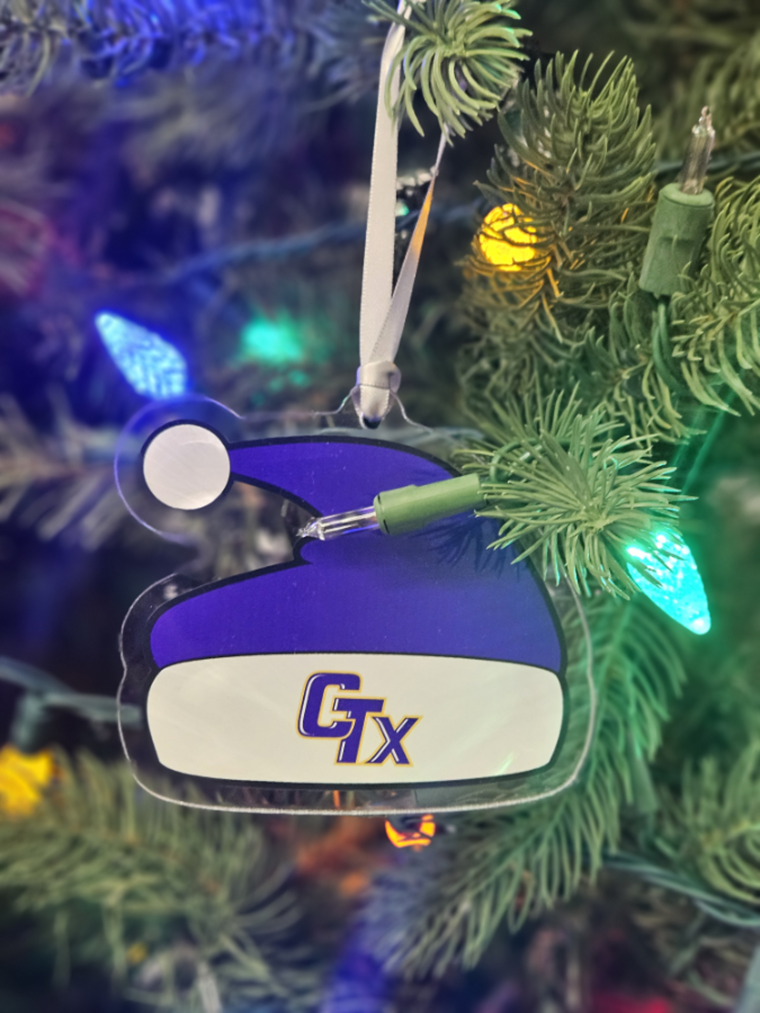 image of: Santa Hat Ornament