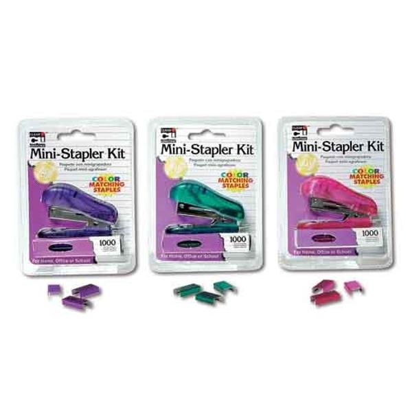 LEO STAPLER MINI COLORED; $4.89