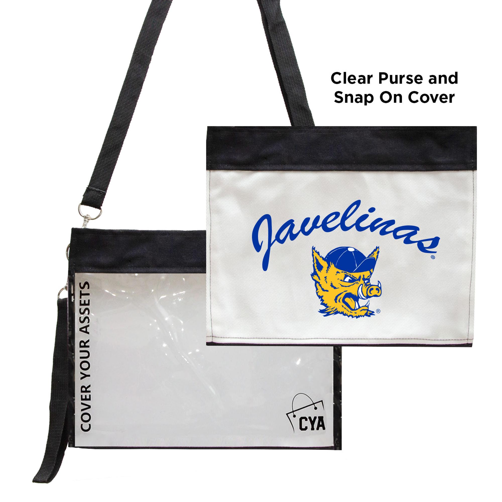 Product image 1 of 1 for Javelina Porky CYA Lite-Lined Canvas + Clear Purse