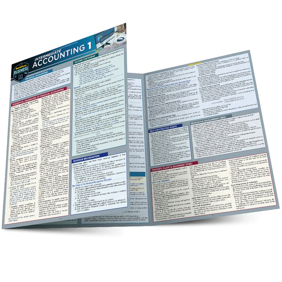 Cover image for INTERMEDIATE ACCOUNTING 1 LAMINATED STUDY GUIDE