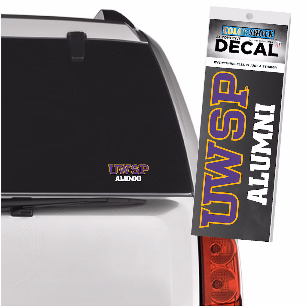 Product image 1 of 3 for University of Wisconsin Stevens Point Color Shock Decal 2