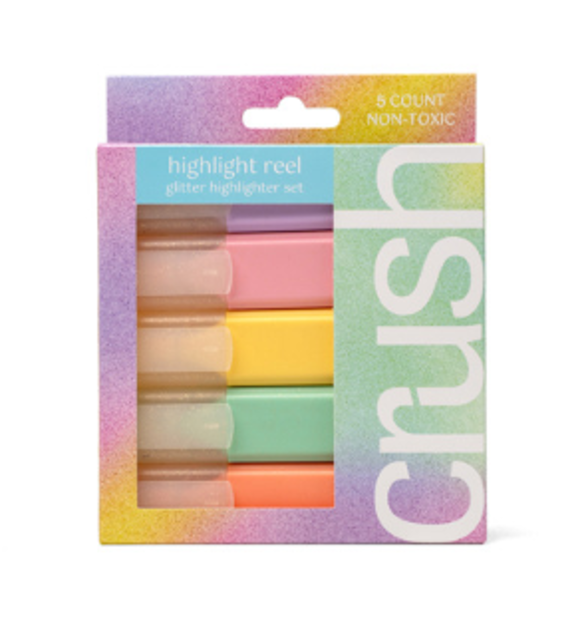 Product image 1 of 2 for CRUSH Glitter Highlighters 5pk