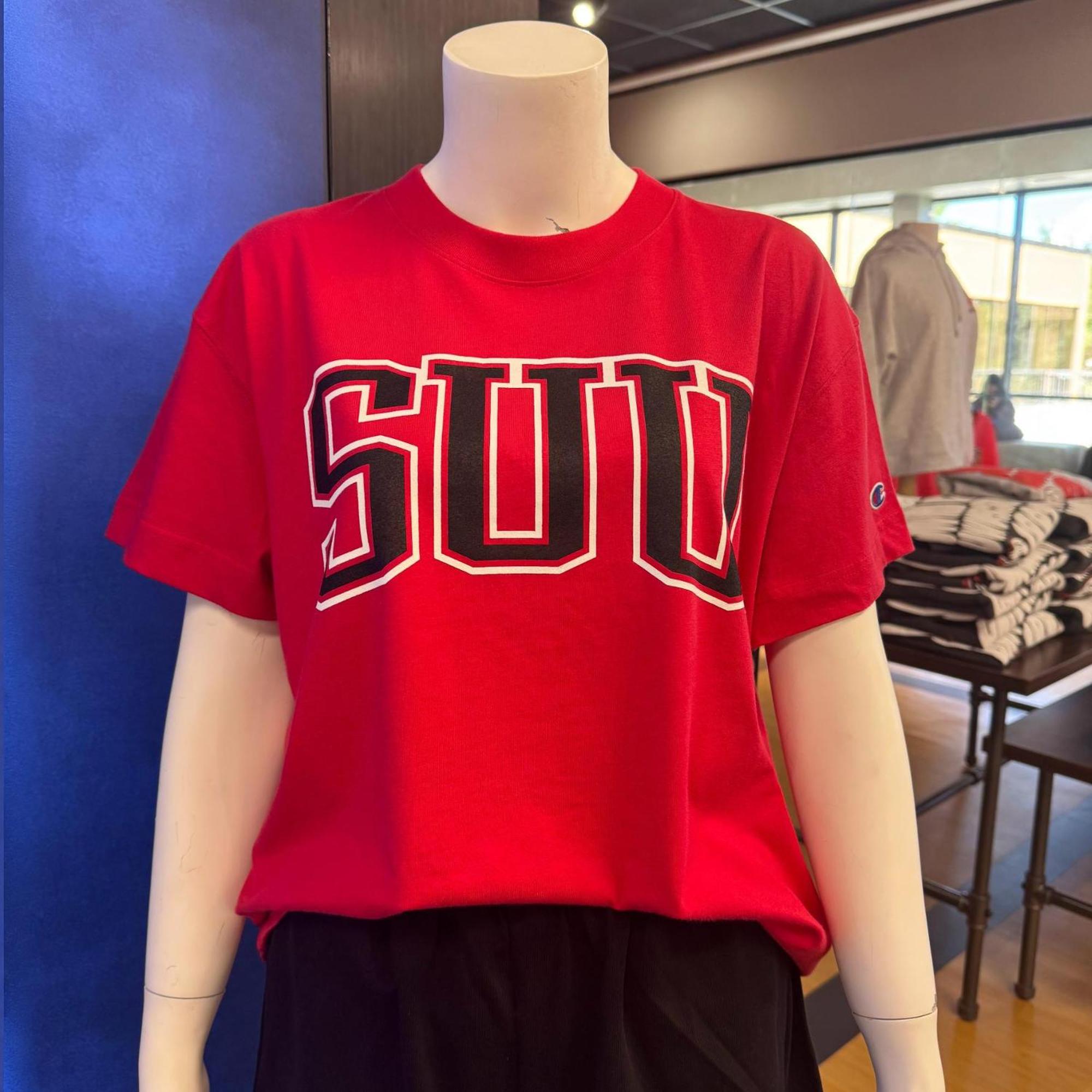 Product image 2 of 4 for CHAMPION TEE S/S RED SUU WOMENS