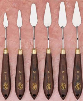 image of: Italian Plus Painting Palette Knives