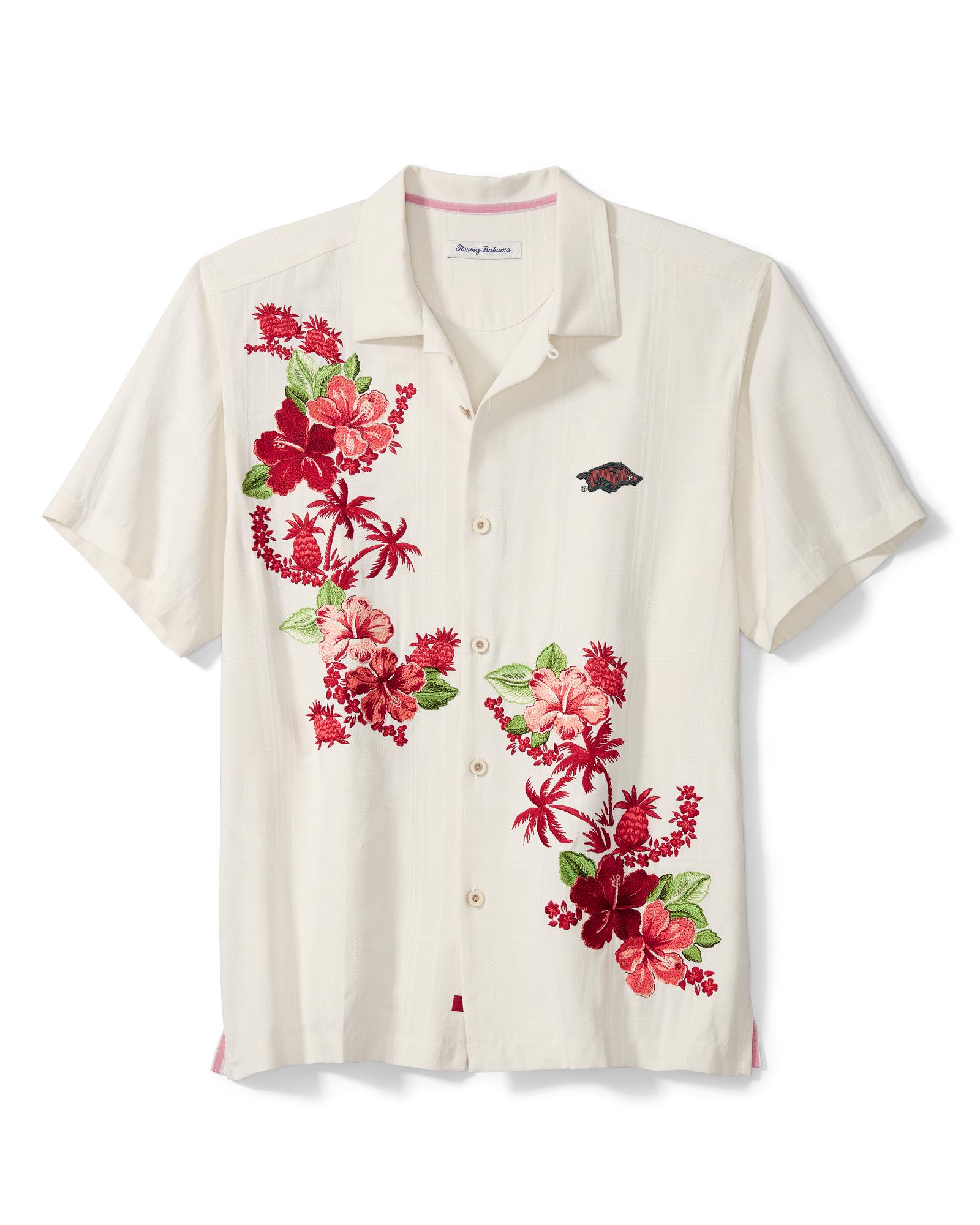 image of: Arkansas Razorbacks Tommy Bahama Sport Azule Oasis - Chili Pepper