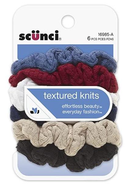 Scunci Textured Knit Scrunchies; $4.99